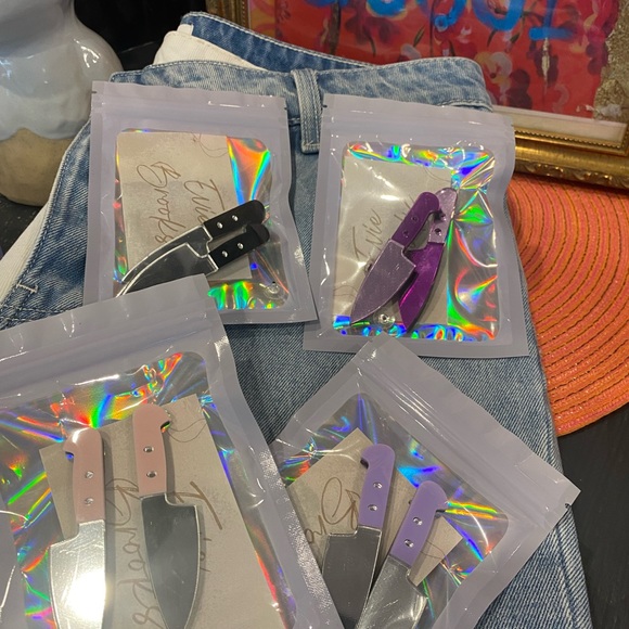 Handmade Knife Earrings. NWT - Picture 2 of 7